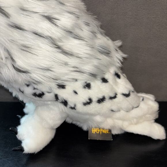 Harry Potter's Owl Hedwig, White Owl Plush, Noble Collection 10" Wizarding World - Picture 6 of 9